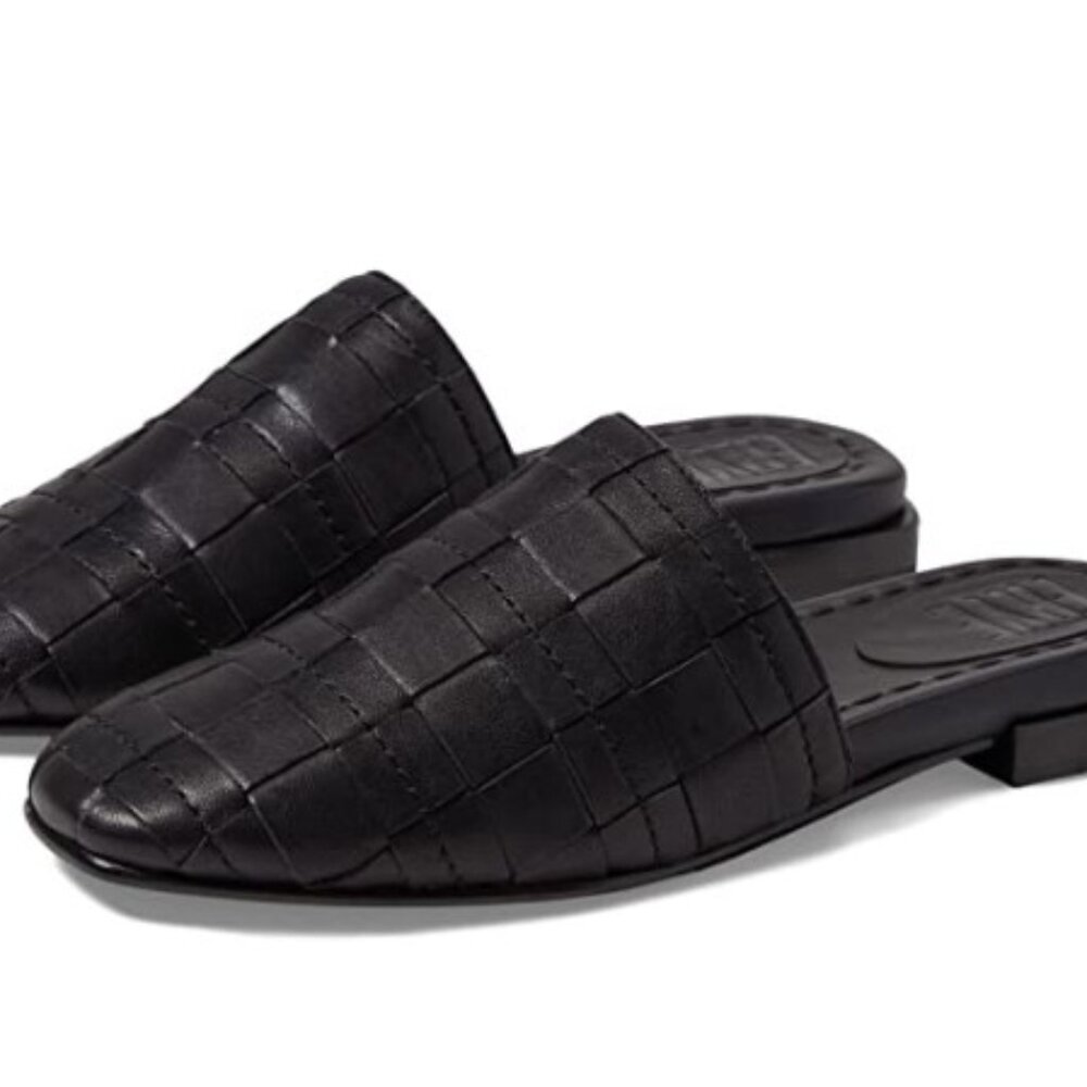 Frye Cara Woven Leather Mule Size 6.5 NIB